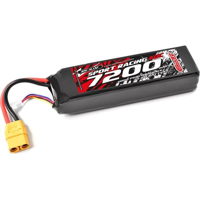 Team corally Батерия 3 клетки Team Corally Sport Racing 60C 7200Mah 3S 11, 1V XT-90 Semi-Soft Case C-49237-X (C-49237-X)