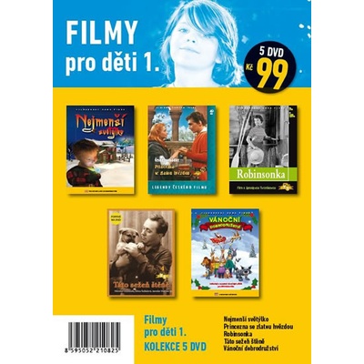 Filmy pro děti 1. – 5 DVD