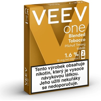 VEEV One Npln Blended Tobacco krabika od 229 K - Heureka.cz