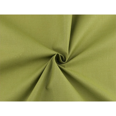 Prima-obchod Bavlněná látka / plátno jednobarevná šíře 220 cm, barva (40) olivová zeleň