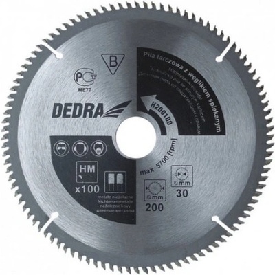 DEDRA Kotúč pílový na neželezo 400/80/30, Dedra