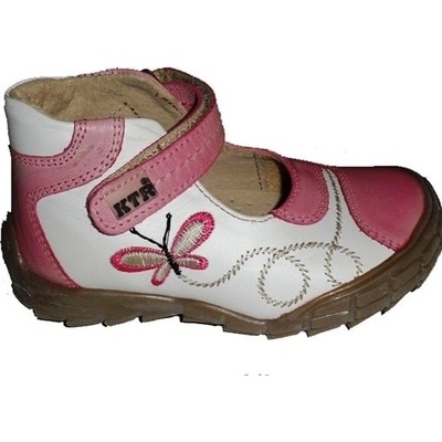 KTR dětská celoroční obuv 125/V růžová+bílá