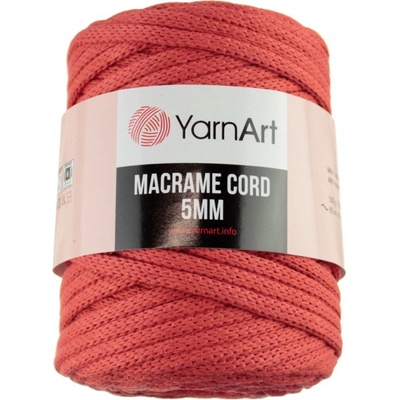 Macrame Cord 5 mm barva 785 červená
