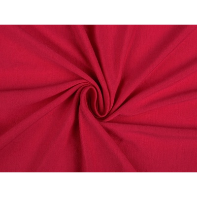 Úplet viskózový jednobarevný Varianta: W913/1 červená tm., Balení: 1 m