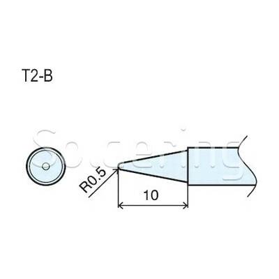 Pájecí hrot T2-2B - 102000367