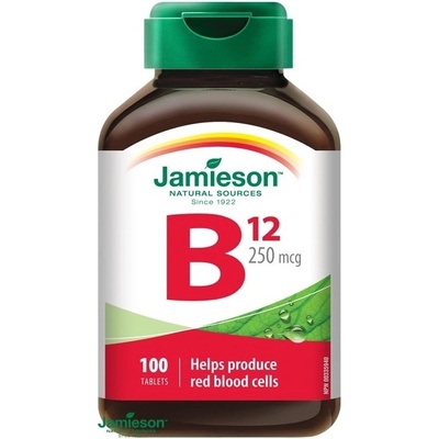 Jamieson Vitamín B12 250 mcg 100 tabliet