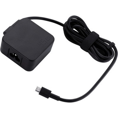 ASUS Оригинално зарядно за лаптоп ASUS 45W Type-C - Черно (ASUS-P-90XB06XN-MPW000)