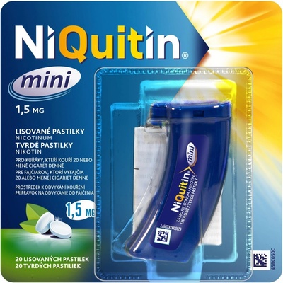 NiQuitin Mini 1,5 mg pas.ord.20 x 1,5 mg