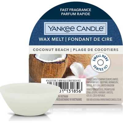 Yankee Candle vonný vosk do aromalampy Coconut Beach 22 g