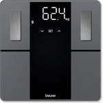 Beurer BF 500 BT - диагностична везна за баня с Bluetooth, 180 кг, магически дисплей - черна