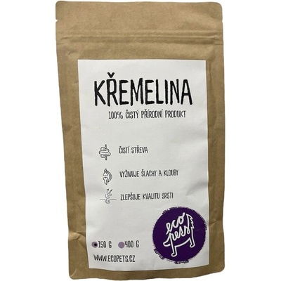 Ecopets prírodný odčervení Křemelina 150g