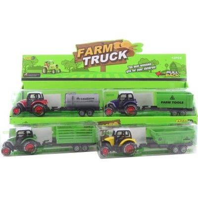 Lamps Traktor kov/plast pull back v krabičce