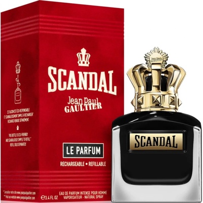 Jean Paul Gaultier Scandal Pour Homme Le Parfum Intense parfumovaná voda pánska 100 ml plnitelný flakón
