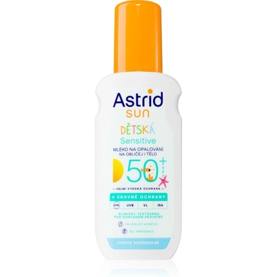 Astrid Sun Sensitive детско мляко за тен SPF 50+ в спрей 150ml