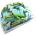 Mad Wave frogs silicone cap бял