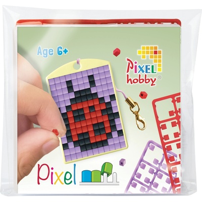 Pixelhobby Мозайка с пиксели Pixelhobby, Ключодържател - Калинка (23105)