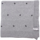 Zopa Detská Deka Dots Dark Grey