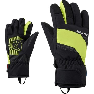 Ziener Детски ръкавици Ziener Kid's Luuki-Z AS Gloves - Black. Lime Green - размер 6, 5 (EU) (202-8642-0218)