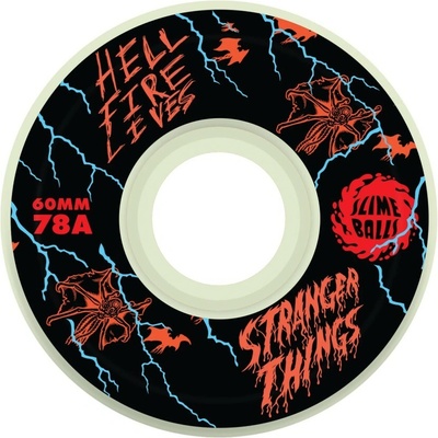 Santa Cruz, Stranger 60mm Meek Slasher Eddie Light Ups 78a Slime Balls – Zboží Dáma
