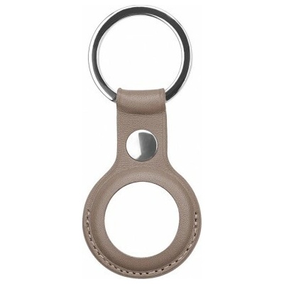 OEM Kožená kľúčenka pre AirTag Khaki AOEM442