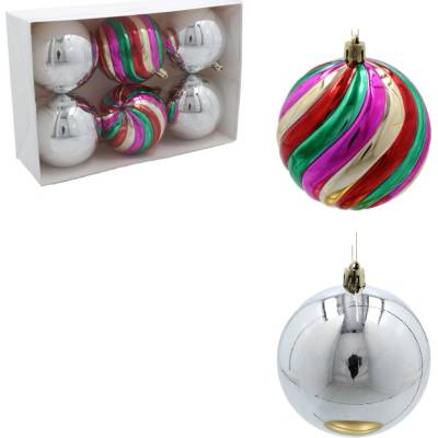 Pro-Tech shop Sada 6 vianočných ozdôb mix vzorov 8cm Christmas Dream 69784