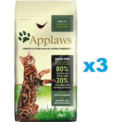 APPLAWS Cat Adult Chicken and Lamb 6 kg