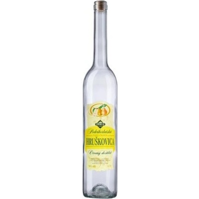Podvihorlatská Hruškovica 50% 0,5 l (čistá fľaša)