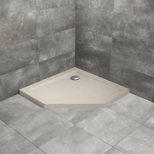 Radaway Душово корито Radaway Doros PT Stone, петоъгълно, 90x90 см, кашмирен акрил (SDRPT9090-01-84S)
