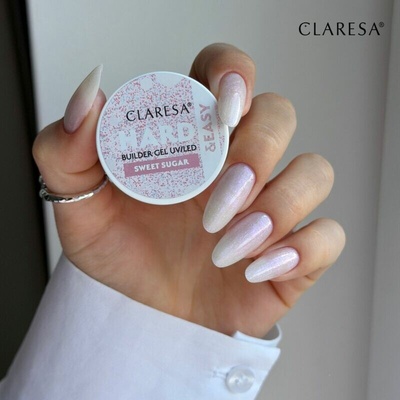 Claresa Hard Easy Builder Uv Led gél na nechty sweet sugar 12g