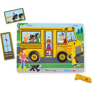 Melissa & Doug 10739 Пъзел автобус със звуци (10739)
