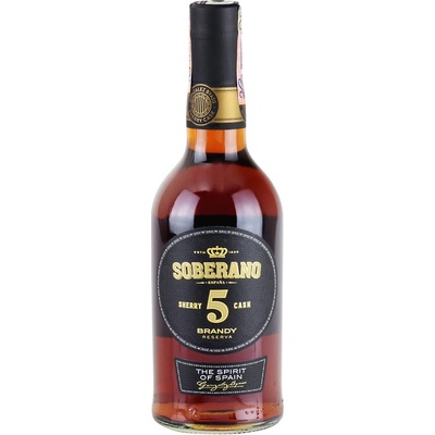 Soberano 5y Solera 36% 0,7 l (čistá fľaša)