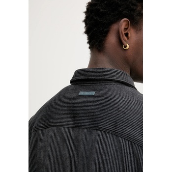 Calvin Klein Риза Calvin Klein в тъмносиньо със свободна кройка с класическа яка LV04LD114G (LV04LD114G)