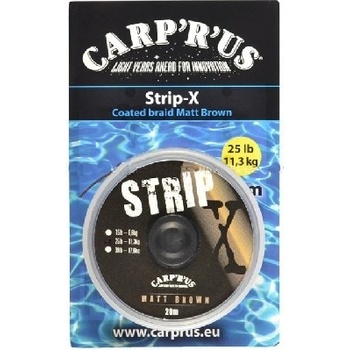 Carp ´R´ Us šnúra Strip-X 25lb 20m Matt Brown