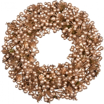 Nohel Garden Věneček Vánoce zlatý 27cm – Zboží Dáma