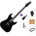 PSD Guitars SPS-100 Premium SET Black Електрическа китара