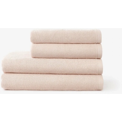 Goldea bavlněný froté ručník soft bez bordury světle růžový 50 x 100 cm