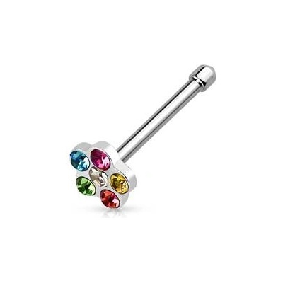 Šperky4U piercing do nosu kytička N01121-AB