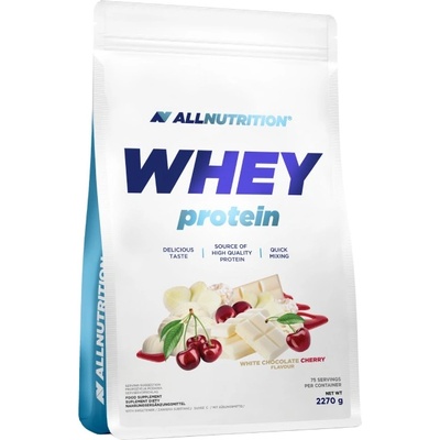 ALLNUTRITION Whey Protein [2270 грама /ПЛИК/] Бял шоколад с череша