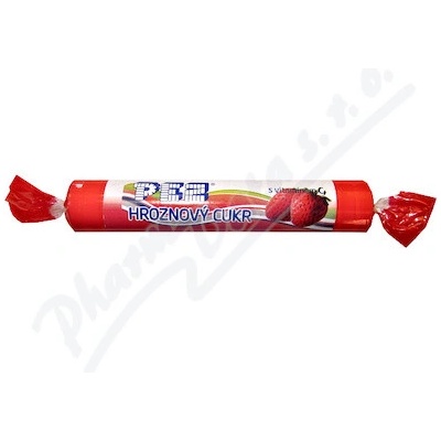 PEZ Hroznový cukor s vit.C jahoda 39 g