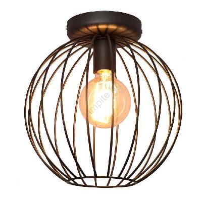 Полилей за повърхностен монтаж MERCURE 1xE27/15W/230V Ø 30 cм черен (HE1187)