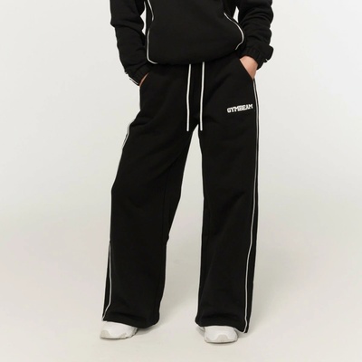 GymBeam Dámske tepláky Varsity Black