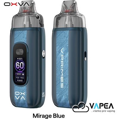 OXVA VPrime 2 Pod Kit, 3400 mAh Mirage Blue
