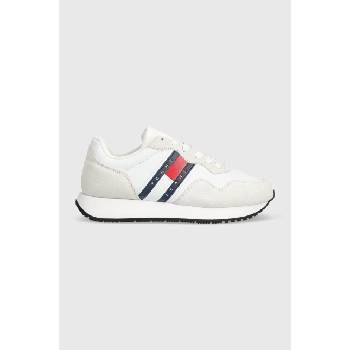 Tommy Jeans Кожени маратонки Tommy Jeans TJM MODERN RUNNER в бяло EM0EM01316 (EM0EM01316)