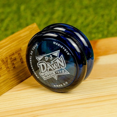 MagicYoyo Magic D3 loopovací yoyo na 2A triky Průhledná Tm. Modrá