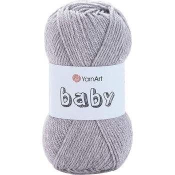 YARNART Baby 195 Grey Плетива прежда (Baby 195)