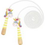 Janod Applepop Дървено въже за скачане за деца Еднорог (J03377)