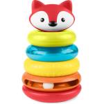 Skip Hop Играчка за подреждане на пирамиди Лисица Explore&More 6m+ (9M807710)