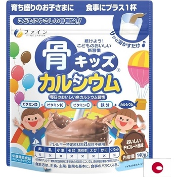 Fine Japan Calcium for Kids Powder [140 грама] Шоколад