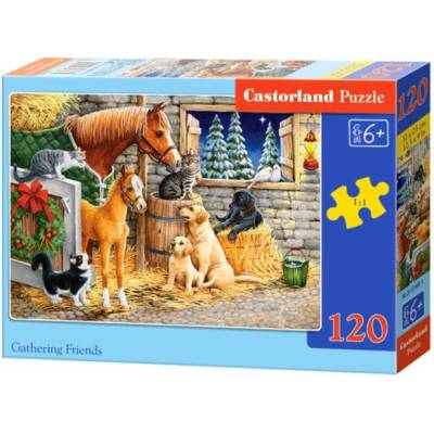 Castorland Gathering Friends 120 pcs Пъзел 120 броя Анимации (241110)