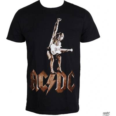 Rock Off tričko metal AC-DC Angus Statue čierna